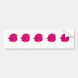 Autocollant De Voiture Enfants mignonette birdy