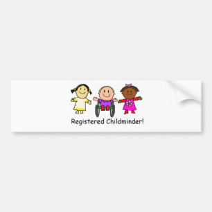 Autocollant De Voiture Enfants mineurs inscrits