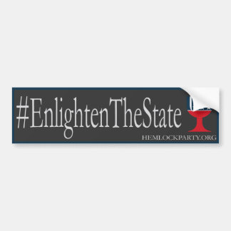 Autocollant De Voiture #EnlightenTheState - obscurité