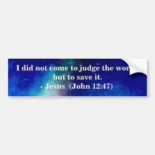 AUTOCOLLANT DE VOITURE ENREGISTRÉ PAR JESUS BUMPER STICKER