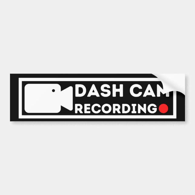 Autocollant De Voiture enregistrement de la caméra dash (Devant)