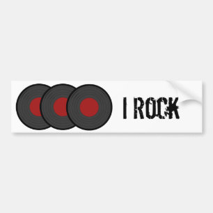 Autocollant De Voiture Enregistrements de vinyle Rock N Roll