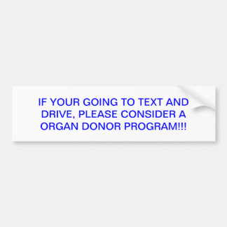 Autocollant De Voiture entraînement distrait