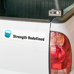 Autocollant De Voiture Entraîneur d'athlète Promo Kettlebell Force Redéfi