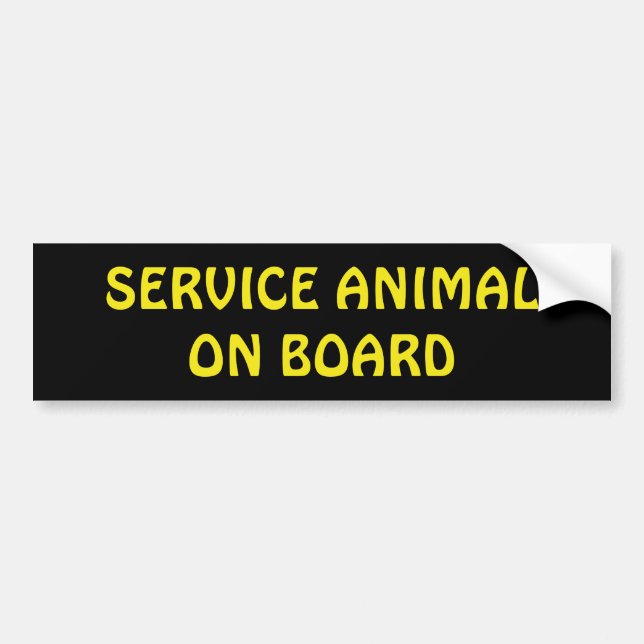 Autocollant De Voiture Entretenez l'animal à bord (Devant)