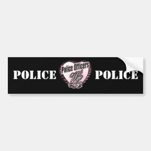 Autocollant De Voiture Épouse de policiers