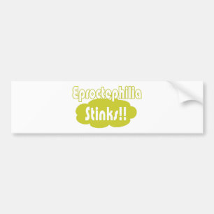 Autocollant De Voiture Eproctophilia pue ! !