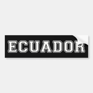 Autocollant De Voiture Équateur