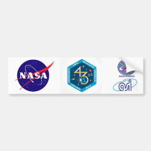 Autocollant De Voiture Équipages d'ISS : Expédition 43
