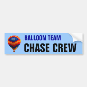 Autocollant De Voiture Équipe chaude de chasse de ballon à air