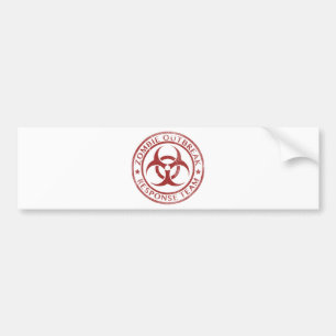 Autocollant De Voiture Équipe de réponse de manifestation de zombi