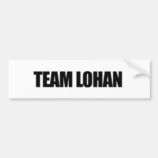 Autocollant De Voiture Équipe Lohan Bumpersticker