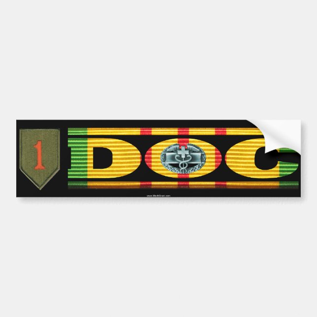 Autocollant De Voiture ęr FNI. Division. Doc. avec l'autocollant de CMB (Devant)