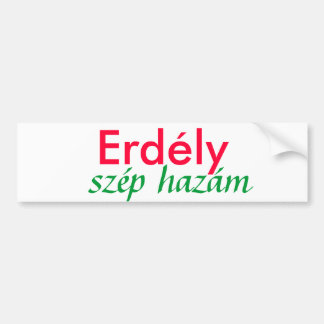 Autocollant De Voiture Erdély, hazám de szép