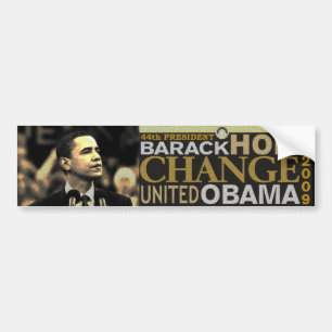 Autocollant De Voiture Espoir de Barack Obama
