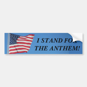 Autocollant De Voiture États-Unis Drapeau I pour l'hymne