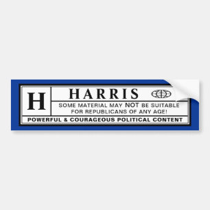 Autocollant De Voiture Étiquette d'avertissement Harris