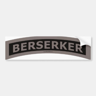 Autocollant De Voiture Étiquette de Berserker - modérée