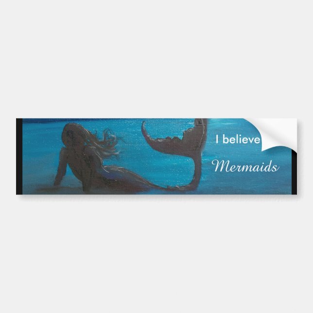 Autocollant De Voiture Étiquette de pare-chocs Mermaid (Devant)