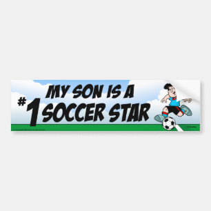 Autocollant De Voiture Étoile de football