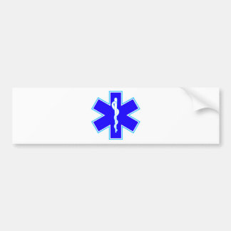 Autocollant De Voiture Étoile de la vie (ambulance)