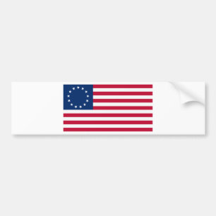 Autocollant De Voiture Étoiles Betsy Ross du drapeau 13 des USA
