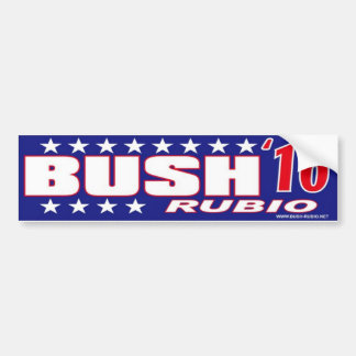 Autocollant De Voiture Étoiles d'adhésif pour pare-chocs de Bush Rubio