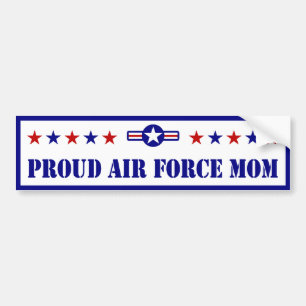 Autocollant De Voiture Étoiles fières de maman de l'Armée de l'Air