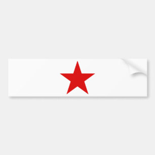 Autocollant De Voiture Étoiles rouges de rouge de ★ d'étoile