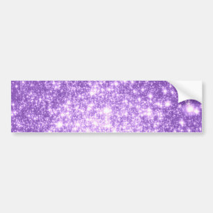 Autocollant De Voiture Étoiles Violettes de Lavande