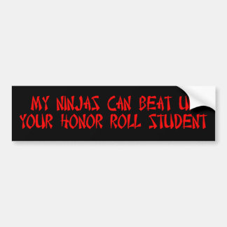 Autocollant De Voiture Étudiant