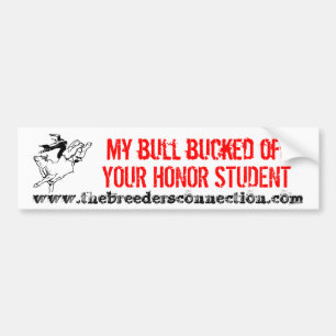 AUTOCOLLANT DE VOITURE ÉTUDIANT D'HONNEUR