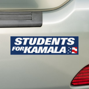 Autocollant De Voiture Étudiants pour Kamala Harris 2024