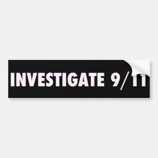 Autocollant De Voiture Étudiez 911 Bumpersticker