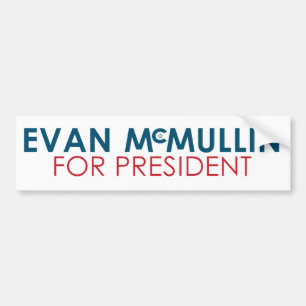 Autocollant De Voiture Evan McMullin - il n'est jamais trop tard