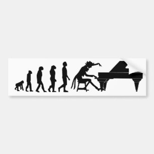 Autocollant De Voiture Évolution de piano