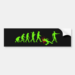 Autocollant De Voiture Évolution des zombies