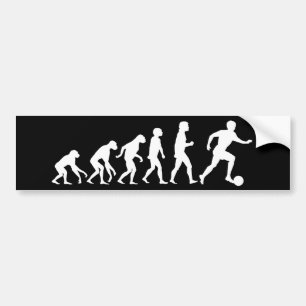 Autocollant De Voiture Évolution du football