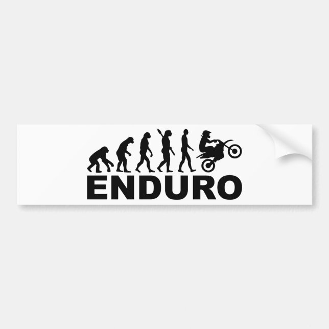 Autocollant De Voiture Évolution Enduro (Devant)
