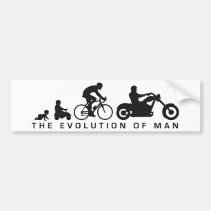 Autocollant De Voiture evolution of mocycle bicycle