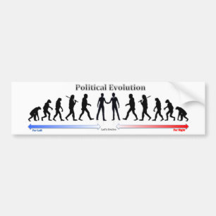 Autocollant De Voiture Évolution politique