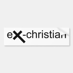 Autocollant De Voiture Ex-Chrétien