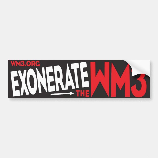 AUTOCOLLANT DE VOITURE EXONÉREZ LE STICKER DE BUMPER WM3 (Devant)
