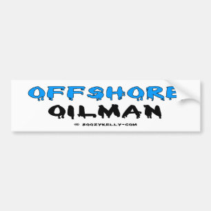 Autocollant De Voiture Expert pétrolier en mer, adhésif pour pare-chocs,