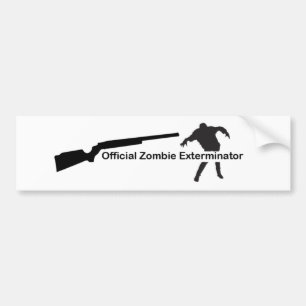 Autocollant De Voiture Exterminateur de zombi