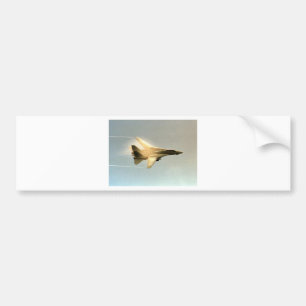 AUTOCOLLANT DE VOITURE F-14 TOMCAT AVEC DE LA VAPEUR
