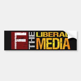 Autocollant De Voiture F l'adhésif pour pare-chocs libéral de médias