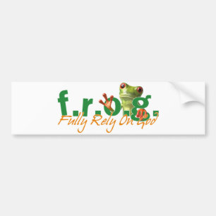 Autocollant De Voiture F.R.O.G. Adhésif pour pare-chocs