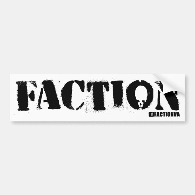 AUTOCOLLANT DE VOITURE FACTION VA (Devant)