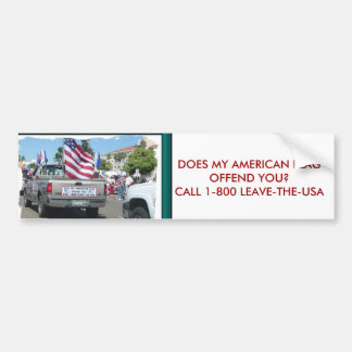 AUTOCOLLANT DE VOITURE FAIT MON DRAPEAU AMÉRICAIN VOUS OFFENSENT…